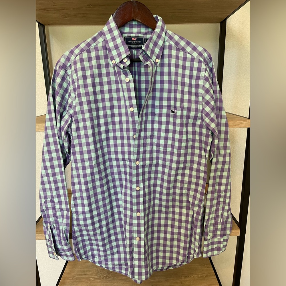 Long Sleeve Vineyard Vines Mens Dress Shirt